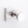 Fechadura de Porta Redonda Invisível de Aço Inoxidável Fechadura de Porta de Quarto Fechadura de Porta Silenciosa Oculta Maçaneta de Porta de Lado Único para Porta de Madeira Fechadura de Porta Oculta