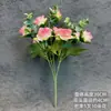 10 Ramilletes Artificiales de Rosas Diseño de Escena de Boda Decoración para Hogar Hotel Adornos de Flores Artificiales Transfronterizos Venta al por Mayor