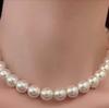 Colar de Pérolas de Imitação Destaque Estilo Ni Ni Colar Feminino de Design de Nicho de Luxo Leve Corrente de Pescoço Pérola Shijia de Imitação Corrente para Clavícula