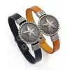 Pulseira de Couro com Vários Padrões Vintage em Estoque Estilo Punk Europeu e Americano Fecho de Liga Metálica Desgastada Pulseira de Couro Joias Masculinas