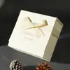 Caixa de Joias Estilo Ins Personalizada, Caixa de Presente de Joias de Luxo, Caixa de Embalagem para Joias de Ouro para Anel, Colar, Pulseira