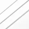 Cadena de Botones de Acero Inoxidable 304 Cadena Lateral Resistente al Color Chapado Galvánico Joyería Semi-acabada Cadena de Combinación para DIY Joyería