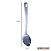 Espátula de cocina para exportación de acero inoxidable, cuchara sopera, cuchara coladora, cuchara para pasta, juego de siete piezas, ventas directas de fábrica