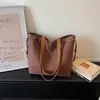 Bolso Tote Casual Popular de Moda Gran Capacidad para el Trabajo y los Viajes Sencillo 2026 Bolso de Tela Nuevo Bolso de Hombro Único para el Brazo Moderno
