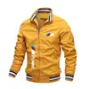 Amazon Aliexpress Jaqueta Esportiva para Motocicleta Jaqueta Coach Tendência Moda Masculina Tamanho Grande Logo de Carro Imprimível
