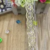 Renda de Fujian Renda DIY Acabamento de Renda Acessórios para Roupas em Estoque 816 Dourado # Largura 3cm