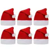Sombrero de Navidad fabricantes transfronterizos más terciopelo acolchado productos decorativos navideños sombrero niños adulto felpa sombrero de Navidad