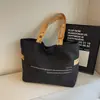Bolso de Lona de Mano para Mujer Simple de Alta Venta Gran Capacidad Bolso Tote para Estudiantes Universitarios Clase Casual Bolso de Hombro Único