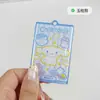 Personagem Sanrio Pequeno Cartão Pingente de Resina Acrílico Fofo Desenho Animado Anime Estilo Ins Acessórios Bolsa Chaveiro