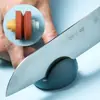 Piedra de Afilar Única con Forma de Rana para Uso Doméstico, Afilador Rápido de Cuchillos, Herramienta de Cocina Antideslizante para Afilar Hojas