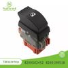 Adequado para Renault 8200502452 8200199518 controle da janela do motorista dianteiro interruptor único fundo vermelho