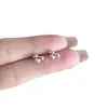 Aretes de aleación de alta calidad para estudiantes de minorías diseño femenino aretes simples estrella de cinco puntas nueva moda aretes estilo ins