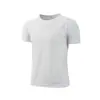 Camiseta Casual de Verão para Jovens, Corte Justo, Gola Redonda Lisa, Estampada, Secagem Rápida, Respirável, Camisa Publicitária, Logo Personalizado