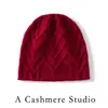 Gorros de Cachemira Tejidos para Hombres y Mujeres, Gorros de Lana Cálidos de Alta Gama para Otoño e Invierno, Gorros Protectores de Orejas, Gorros Holgados, Gorros para Clima Frío, Gorros Gruesos al por Mayor