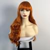 Pelucas de Comercio Exterior Europeas y Americanas para Mujeres con Cabello Largo y Rizado, Ondas Grandes, Tocado de Fibra Química Hecho a Máquina, Estilos de Cabello Largo y Rizado Colorido de Halloween en Stock