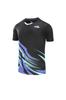 Novo Conjunto de Badminton Masculino Manga Curta Roupa Esportiva Feminina Casual Secagem Rápida Conjunto de Treino de Competição Masculino e Feminino Respirável Verão 3185