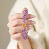Pulseira de Ametista Natural Nove Fogo Rutilado Quartzo Rutilado Presente Pulseira Feminina Atacado