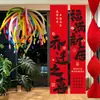 Bandeiras de decoração para inauguração de casa, tecidos para pendurar, decorações para janela da sala de estar e parede de fundo, conjunto completo para a cerimônia de mudança de casa