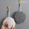Toalla de Mano de Chenilla para Colgar Bola de Toalla de Mano Absorbente Engrosada Cocina Baño Toalla de Mano Venta al por Mayor Personalización