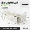 Escritorio de Computadora para Jefe, Escritorio de Supervisor para Gerente de Finanzas con Gabinete Lateral, Escritorio de Oficina Minimalista Moderno con Silla, Set de 1.6m
