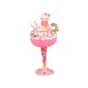 Kit de Materiais DIY Artesanal Infantil Cola de Creme Simulação Lama de Cristal Fofa Copo de Sorvete Brinquedo Pequeno para Menina