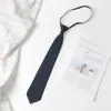 Ins Estilo Coreano Estudiante Masculino Femenino Corbata Negra 8CM de Ancho Harajuku Estilo Universitario Accesorios para Camisa de Uniforme Japonés Corbata