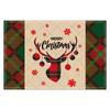 Nuevas Alfombras Decorativas Navideñas Transfronterizas, Alfombras Absorbentes para Baño Cocina, Alfombras para Puerta de Entrada, Alfombras para Puerta, Dropshipping