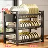 Escurridor de platos de cocina, estante de almacenamiento de platos, escurridor de secado de tazones para encimera de cocina, escurridor de platos de almacenamiento pequeño, escurridor de platos