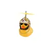 Ventas Directas de Fábrica Adornos para Coche y Moto Patito Amarillo Casco de Celebridad de Internet Pato Rompevientos Exterior para Motocicleta