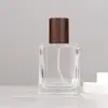 Botella de Perfume de 30ML con Tapa de Madera Botella de Spray de Perfume de Rosca Botella de Perfume de Gama Alta Sub-embotellado de perfume