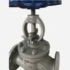 Válvula de cierre de acero fundido J41H-16C, brida manual, válvula de cierre de vapor de alta temperatura de acero al carbono para caldera de alta presión DN100