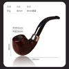 Futeng Fumar 9mm Boquilla Sándalo Rojo Hecho a Mano Cubeta Creativo Desmontable Curvado Capa de Carbono Espesor Salida de Fábrica