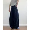 Calça Casual Masculina de Verão com Toque Fresco, Secagem Rápida, Plissada, Corte Irregular, Estilo Fino, Tendência, Versátil, Reta, Solta, Perna Larga, Longa