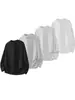 Camiseta Básica de Manga Larga de Color Puro para Otoño e Invierno 2025 para Hombres y Mujeres Estilo Hong Kong Holgada Casual Tendencia Top