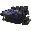Equipamento de diversão VR grande, cadeira dupla ovo VR, plataforma de caminhada, máquina de jogo de corrida com sensação corporal, Salão de Experiência de Entretenimento