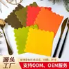Servilletas Desechables de Color Sólido con Borde Ondulado de Lujo Ligero, Exclusivas para Comercio Electrónico Transfronterizo, Adecuadas para Acción de Gracias, Bodas y Decoraciones de Fiestas