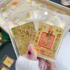 Pegatinas para Teléfono Chapadas en Oro para Atraer Riqueza, Amuleto para Fortuna Rápida, Regalos Populares para Tiendas de Oro, En Stock