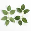 Conjunto Premium de Plantas Artificiais Verdes com 52 Peças, Folhas e Plantas Aquáticas, Arranjos Florais Transfronteiriços, Guirlandas de Flores, Buquês, Acessórios de Decoração para Casamento