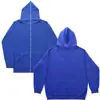 Sudadera de Color Sólido Transfronteriza Suministro Sudadera con Cremallera para Hombre y Mujer Cárdigan Liso Sudadera con Cremallera Stock Disponible