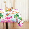 Zb209 Dinosaurio Rosa de Amazon 130*220cm Evento de Fiesta Mantel Desechable Mantel de Mesa para Fiesta Pe
