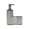 Botella de Loción de Acero Inoxidable para Cocina y Baño con Dispensador de Jabón de Cocina de Acero Inoxidable Estante Avanzado de Almacenamiento y Organización para Cocina