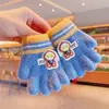 Guantes de Rebaja para Niñas, Nuevo Estilo Otoño e Invierno, Guantes Cálidos y a Prueba de Frío Kuromi de Cinco Dedos para Niños Pequeños y Niños