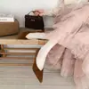 Sapatos Sociais Profissionais Femininos de Bico Fino Apontado com Salto Baixo e Decote Baixo Estilo Coreano, Sapatos Versáteis Femininos de Couro Genuíno para o Trabalho com Salto Médio, Tamanhos Grandes