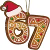 Bestseller Transfronteiriço Sixseven Papai Noel Decorações de Natal em Acrílico Decorações Divertidas de Meme Digital