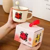 Taza de Cerámica Taza de Agua Caja de Regalo Práctica Taza Cálida de Temperatura Constante para Negocios Taza de Café Regalo Pequeño de Cumpleaños Lote de Logotipo Personalizado