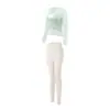Conjunto de yoga feminino para o outono: top leve de manga comprida e calça comprida esportiva, modelador e respirável, perfeito para corrida e versátil para várias atividades