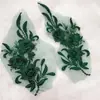 Encaje Tridimensional Floral Colorido Bordado Tridimensional Hecho a Mano Accesorios DIY Accesorios de Ropa de Encaje Parche de Encaje