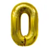 Globos Pequeños Digitales de Papel de Aluminio 16 pulgadas Versión Americana Delgados Decoración Fiesta de Cumpleaños Comercio Exterior Globos Digitales Venta al por Mayor