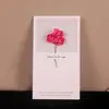 520 Cartão de Cumprimentos Flor Seca Rosa 3D Confissão Romântica Cartão de Convite de Casamento Criativo Cartão de Cumprimentos para o Dia das Mães
