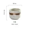 Fornecimento Direto Transfronteiriço Copo de Saquê Japonês Cerâmica de Alta Temperatura Taça de Vinho Branca Vintage Utensílios para Vinho Vidro Comercial Destilados Copo Único